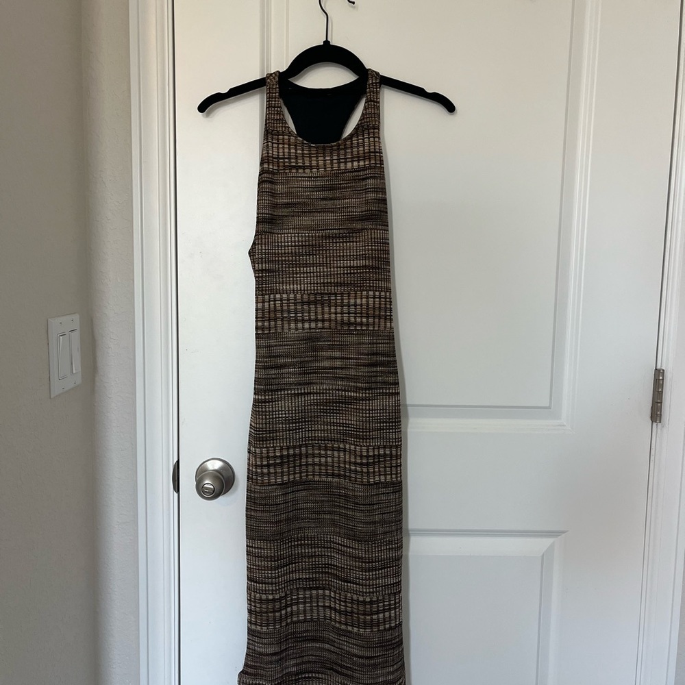 Chic Patterned Maxi Dress